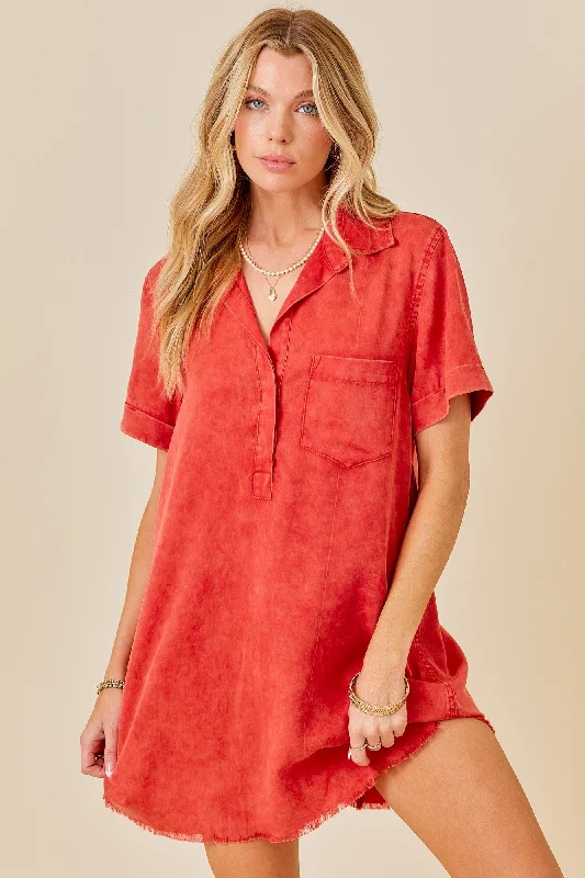 Tencel Shirt Dress