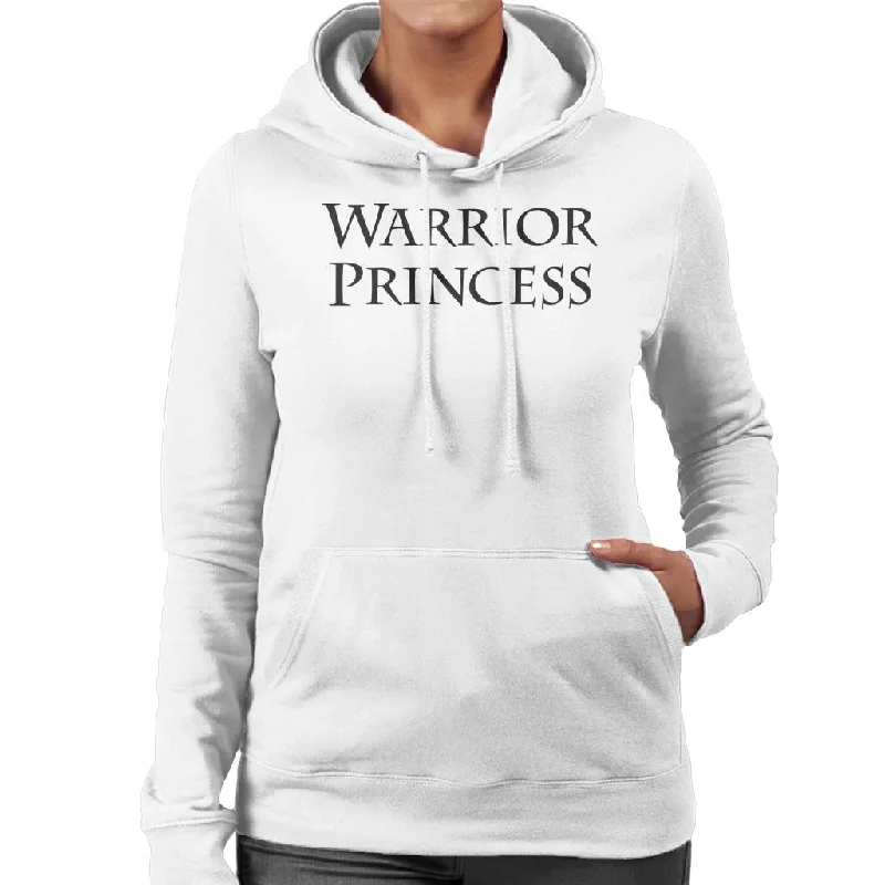 Xena Warrior Princess Text Women's Hooded Sweatshirt