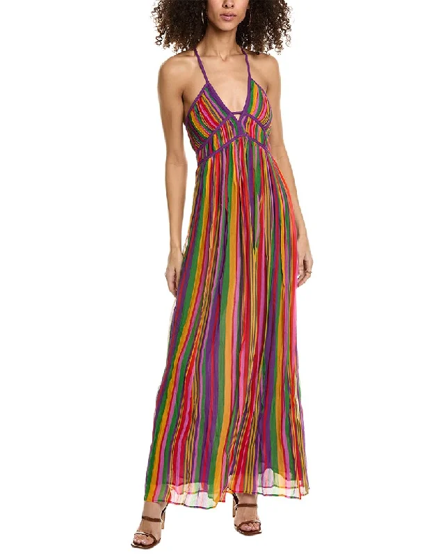 ba&sh Silk-Blend Maxi Dress