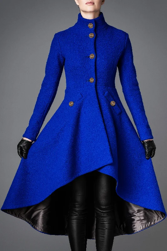 Women's Wool Coat - Loyalty Blue