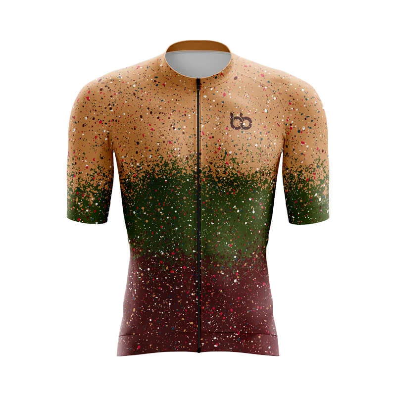 Paint Splatter Aero jerseys (Brown-Green-Maroon)