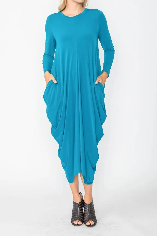 Calling Cabo Dress In Teal