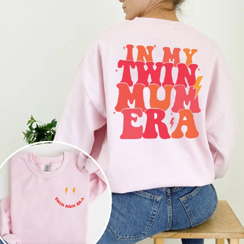 My Twin Mum Era Front & Back Logo Sweatshirt