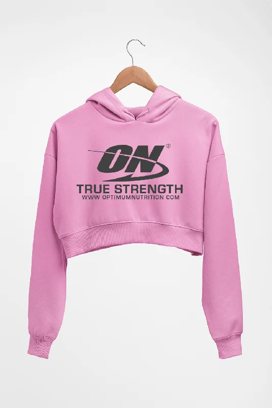 optimum nutrition Crop HOODIE FOR WOMEN