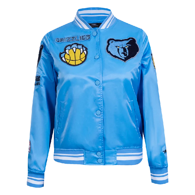 CHAMARRA DE SATÉN NBA MEMPHIS GRIZZLIES RETRO CLASSICS PARA MUJER