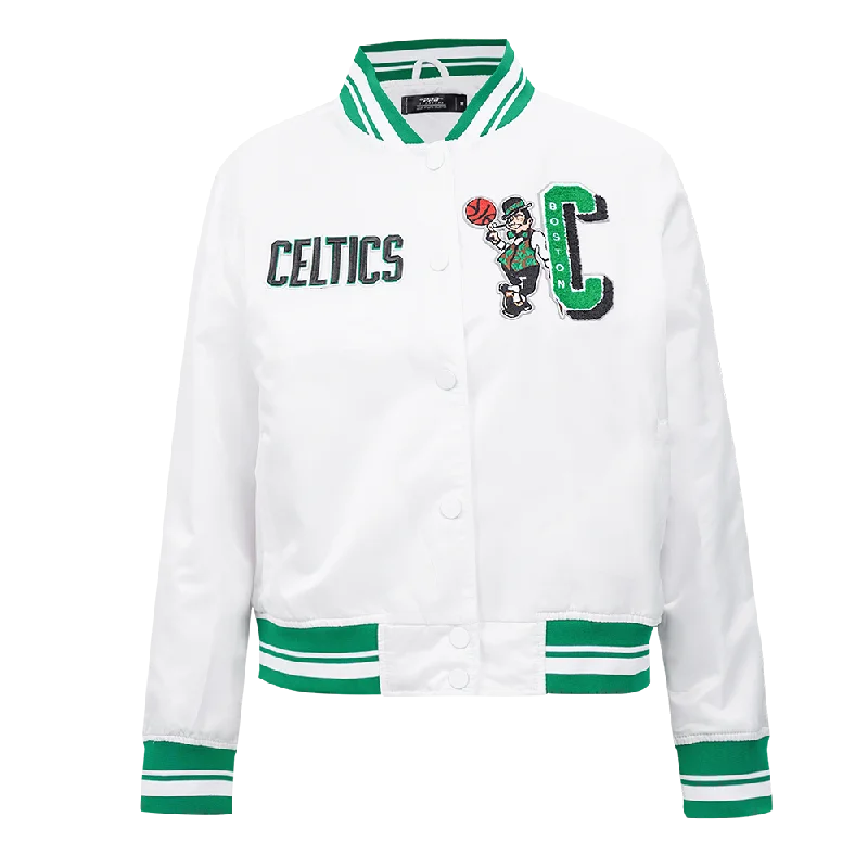 CHAMARRA DE SATÉN NBA BOSTON CELTICS MASH UP PARA MUJER