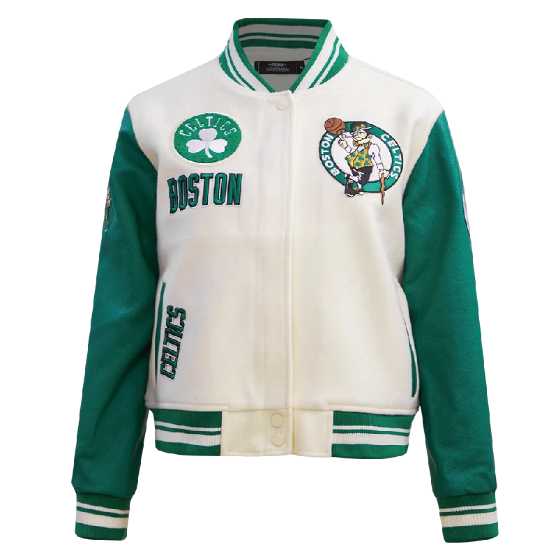 CHAMARRA UNIVERSITARIA NBA BOSTON CELTICS RETRO CLASSICS PARA MUJER