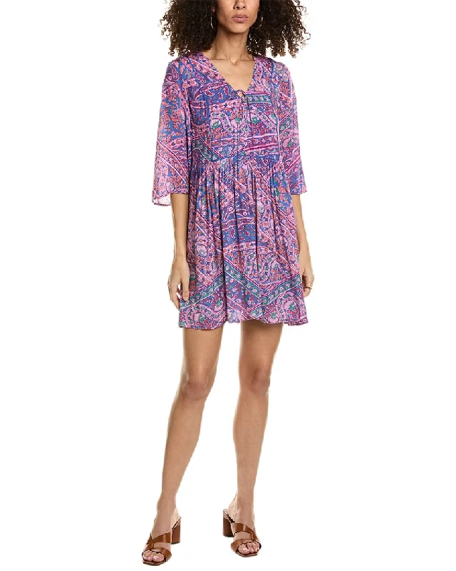 ba&sh Elbow Sleeve Mini Dress