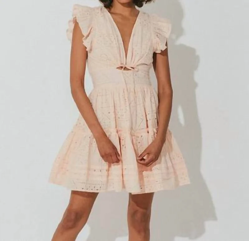 Ellie Mini Dress In Shell