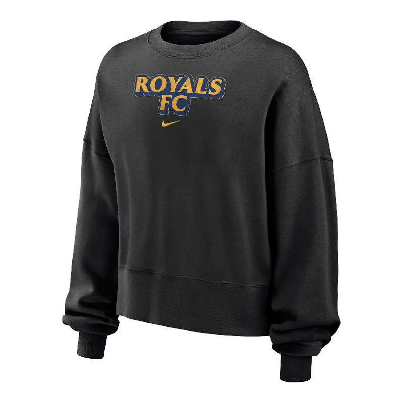 Women's Nike Utah Royals Ignite Black Crewneck