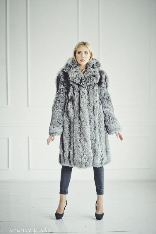 Silver Fox Coat