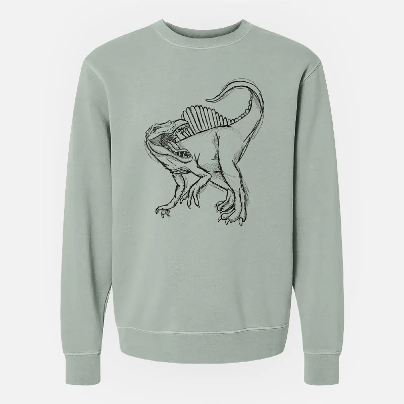 Spinosaurus Aegyptiacus - Unisex Pigment Dyed Crew Sweatshirt