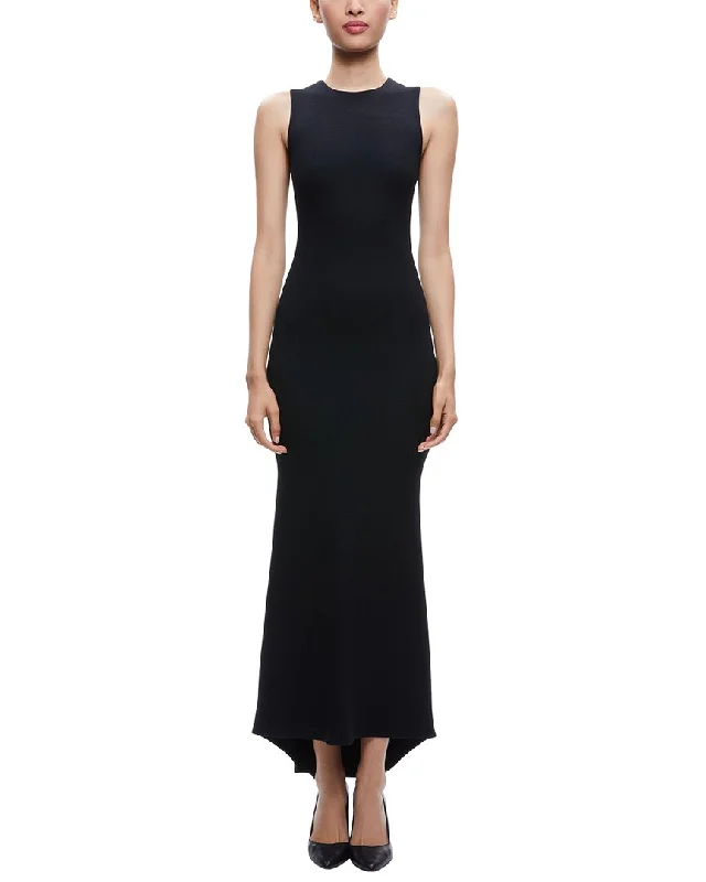 alice + olivia Delora Wool Maxi Dress