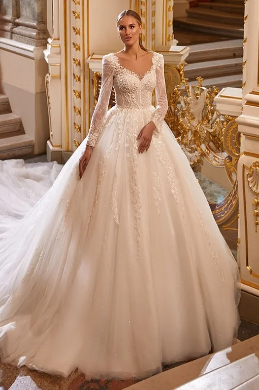 Price Rollback Julian Long Sleeve Wedding Dress