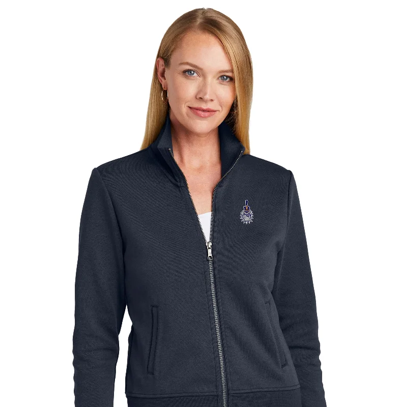 The Citadel, Spike Logo, Brooks Brothers® Women’s Double-Knit Full-Zip Jacket