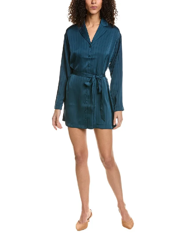 Isla Ciel Belted Shirtdress