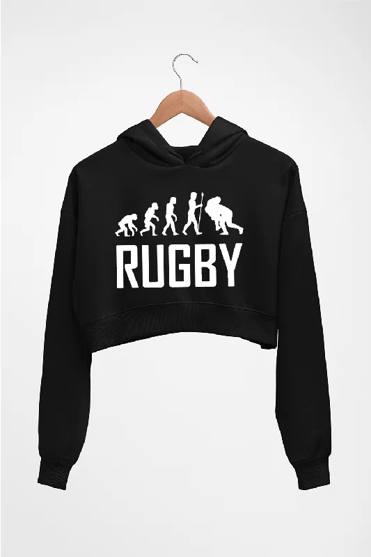 Rugby Evolution Crop HOODIE FOR WOMEN