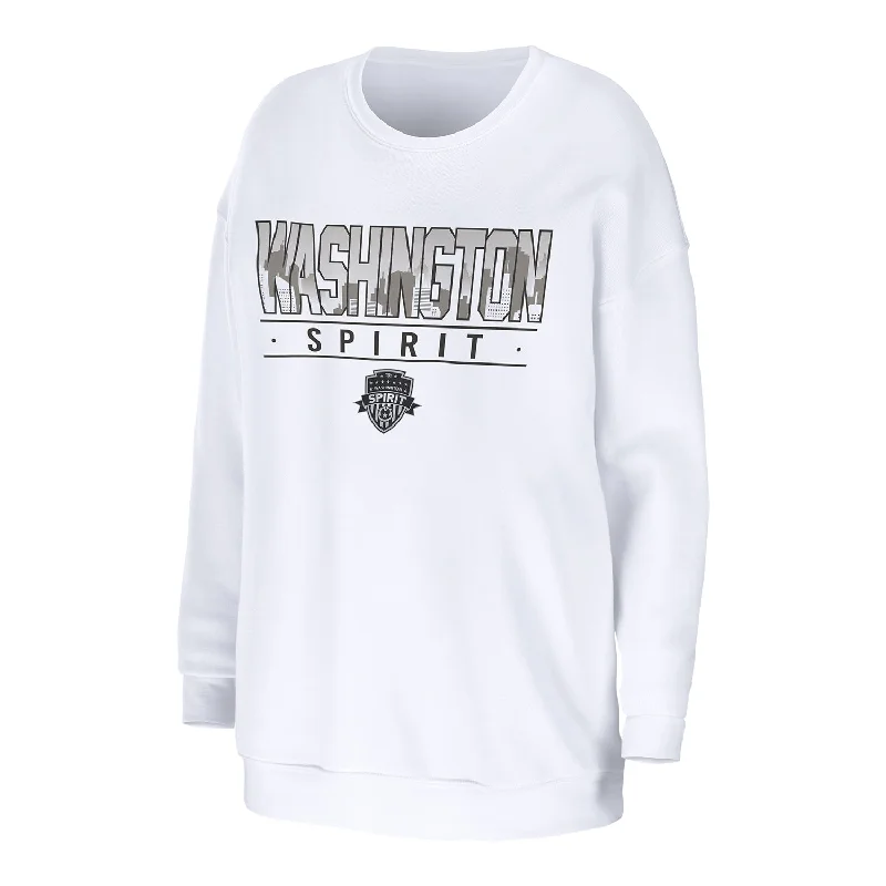 Women's Washington Spirit WEAR White Crewneck