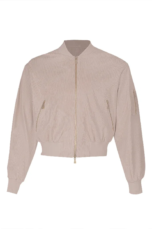 Bomber Jacket - Nude