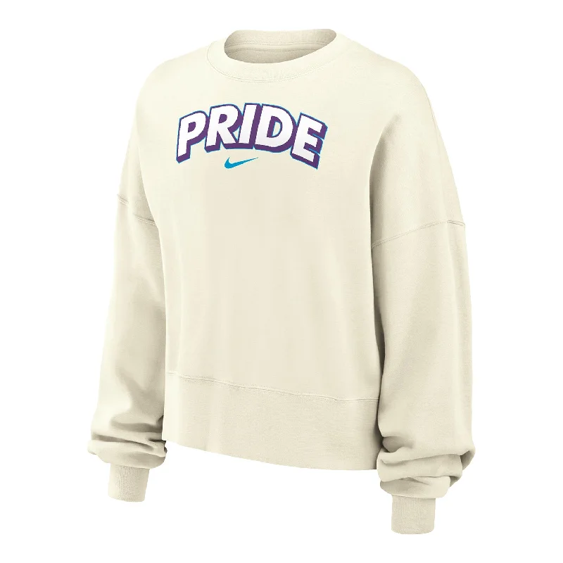 Women's Nike Orlando Pride Status Off-White Crewneck