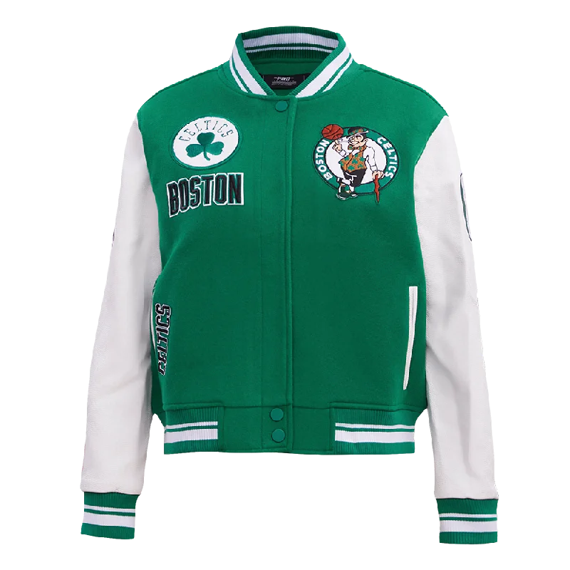 CHAMARRA UNIVERSITARIA NBA BOSTON CELTICS RETRO CLASSICS PARA MUJER