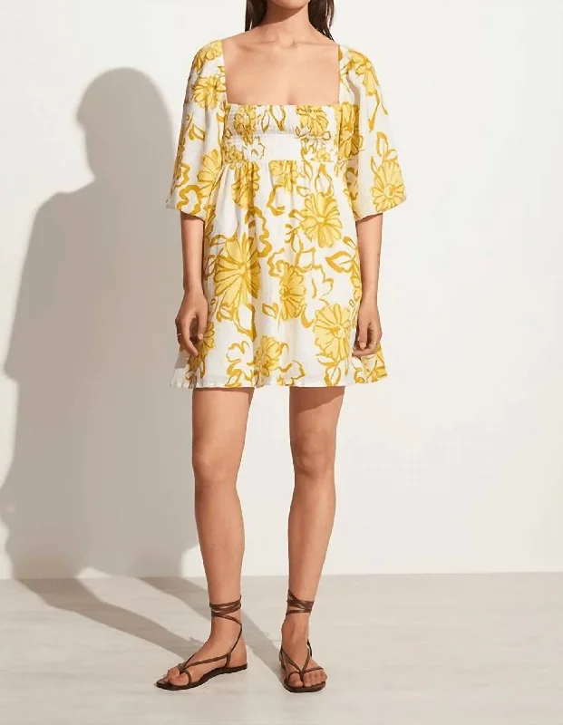 Dallia Mini Dress In Cagliari Floral Print