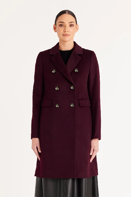 Windsor Wool Coat  - Shiraz