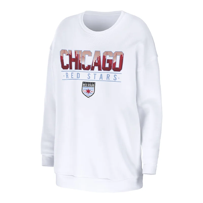 Women's Chicago Red Stars WEAR White Crewneck