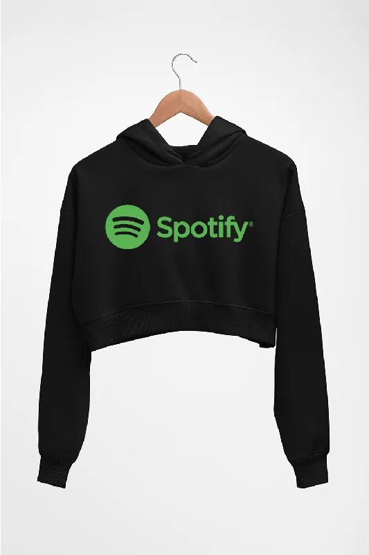 Spotify Crop HOODIE FOR WOMEN