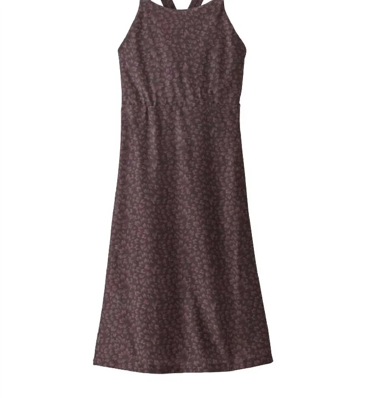 Magnolia Spring Dress In Kelp Revival: Basalt Brown