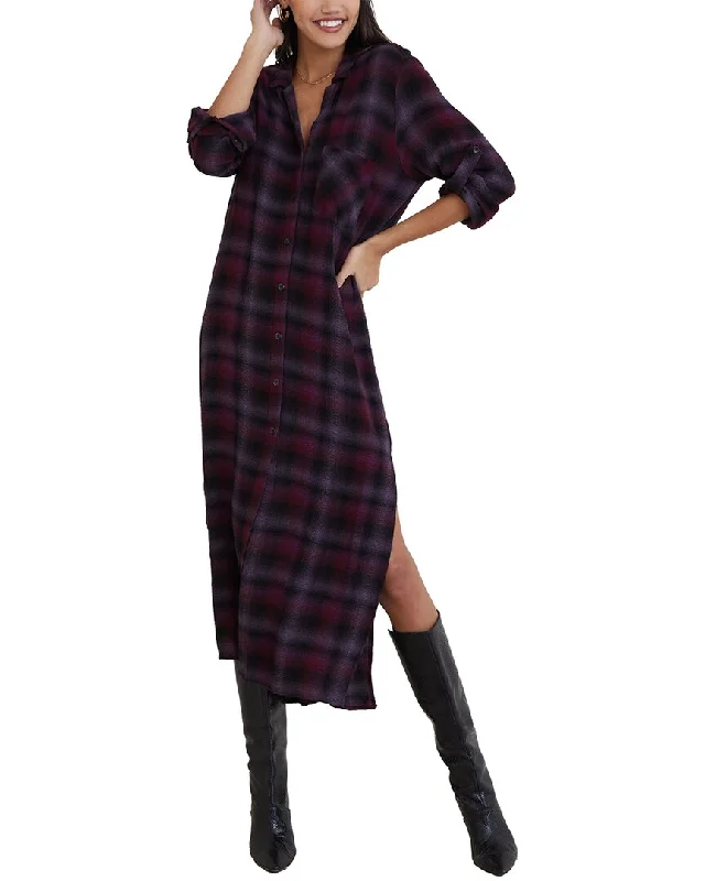 Bella Dahl Rolled Sleeve Duster Dress