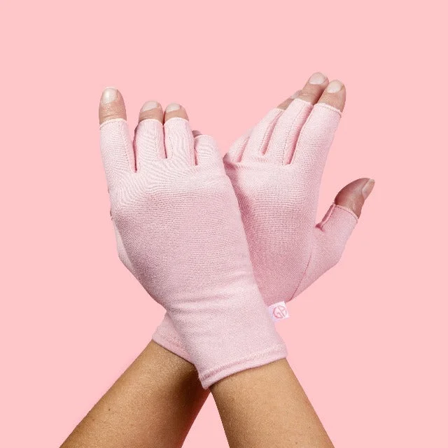 Pink Compression Gloves