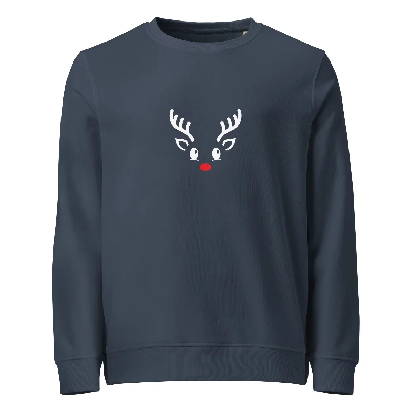 Reindeer Graphics Women Organic Sweatshirt