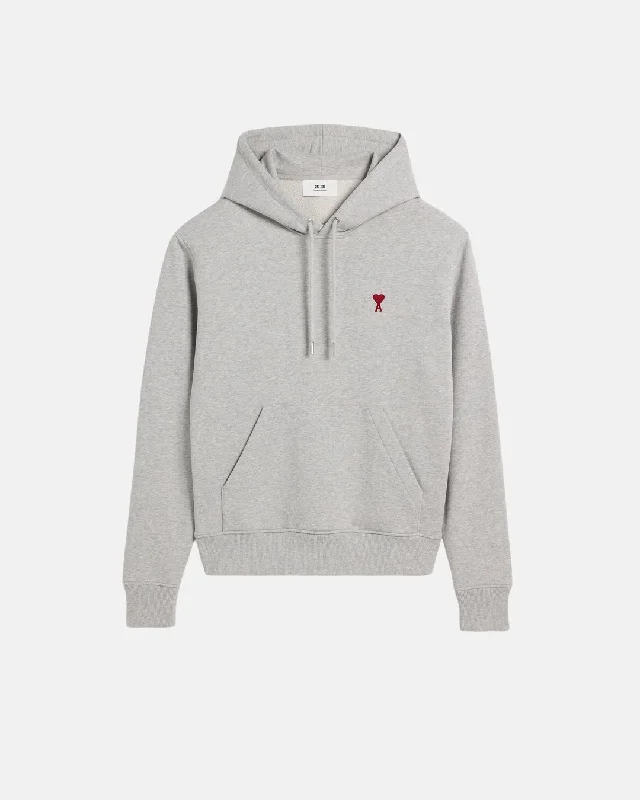 Hoodie Ami De Coeur Rouge Grey