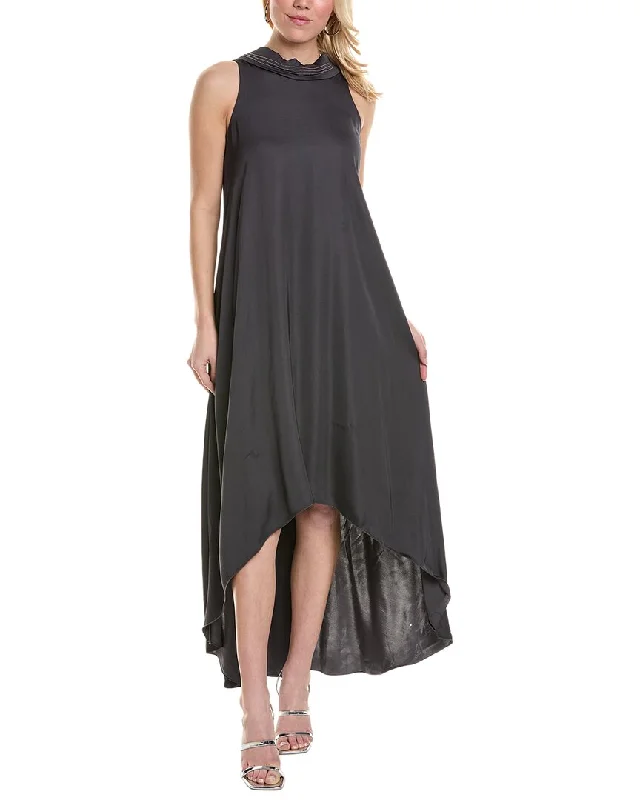 Peserico Mock Neck Maxi Dress