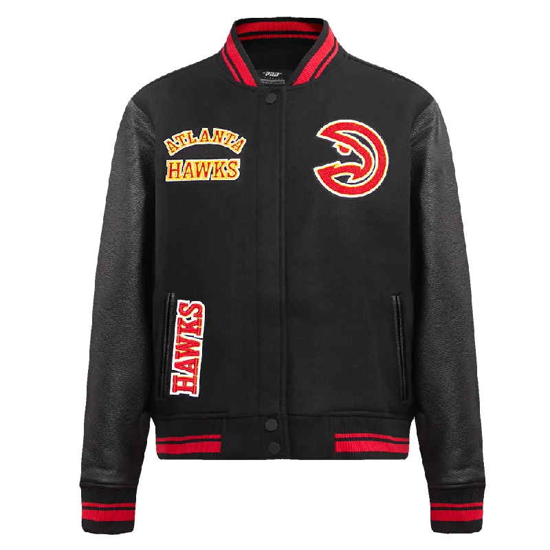 CHAMARRA UNIVERSITARIA NBA ATLANTA HAWKS RETRO CLASSICS PARA MUJER