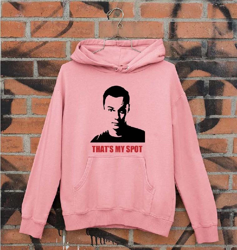 Sheldon Cooper That's My Spot Unisex Hoodie for Men/Women