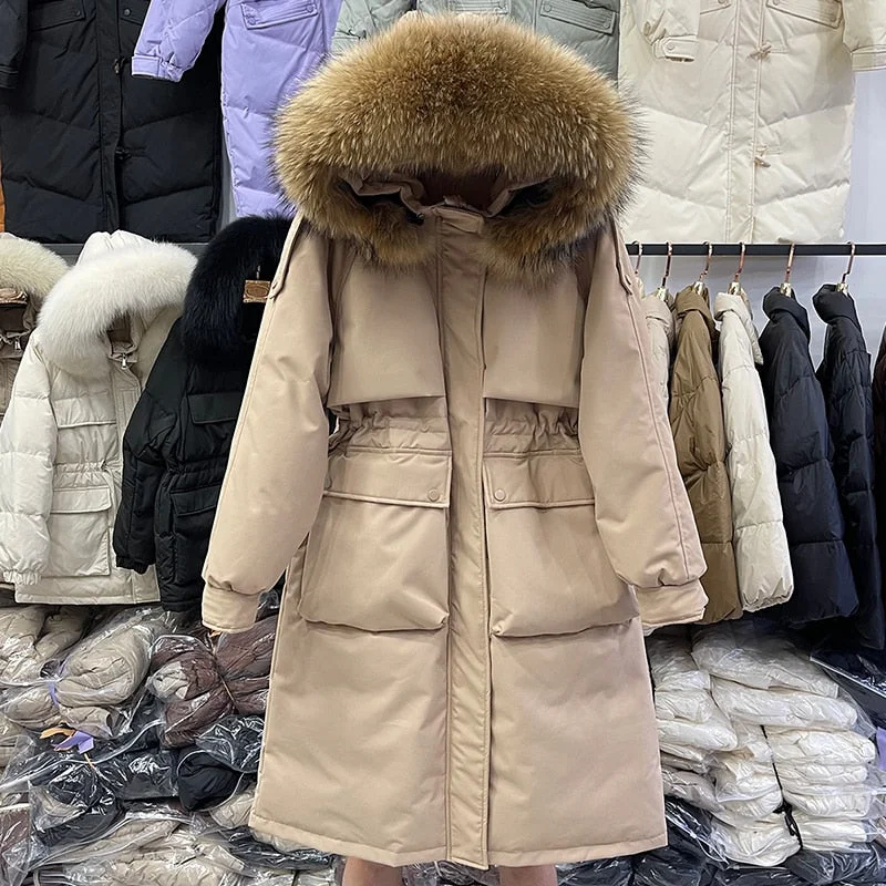 Khaki Raccoon Fur