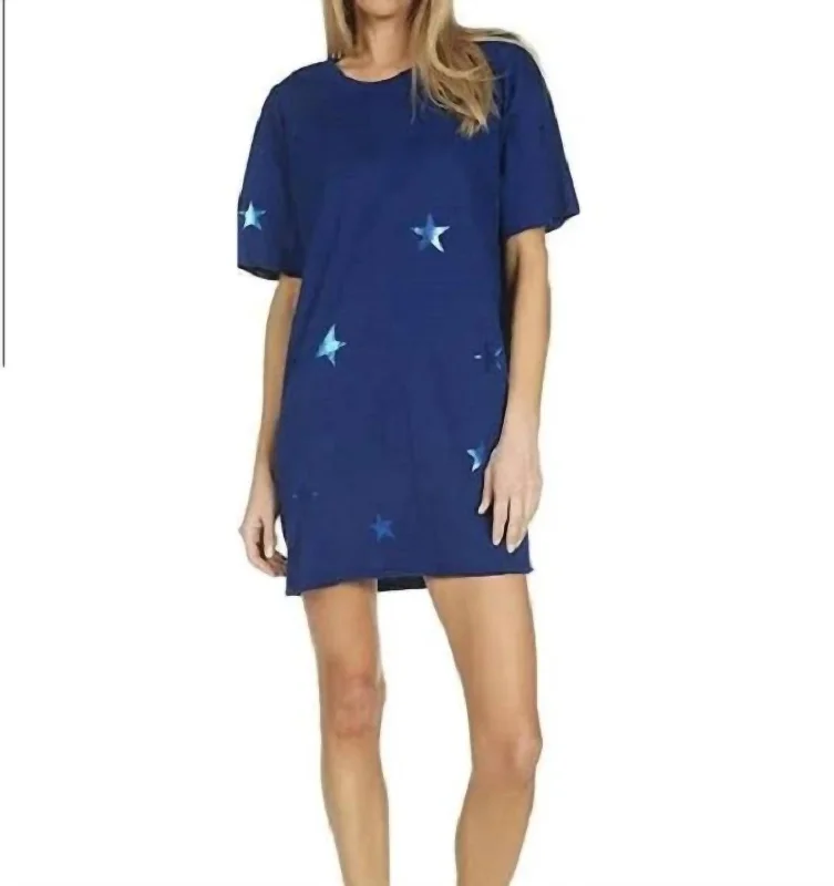 Star Dress In Blue